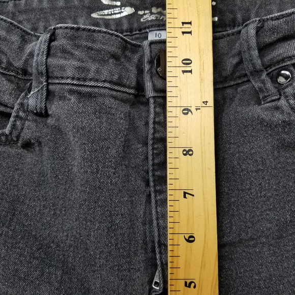 Seve7 Jeans Womens SIze 10 Black Metro Ultra High Rise Skinny Cotton Blend - Picture 7 of 13